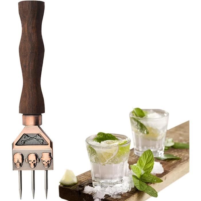 Piolet à Glace Inox - Broyeur à Glace Avec Poignée Sécurisée - Pour Bar, Cuisine, Camping - 15.7 Cm Accessoire Cuisine Glacé