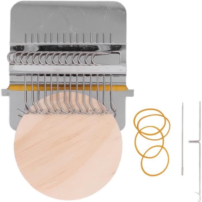 Petit Métier à Tisser Joyivike Type Speedweve - Outil De Reprise Et Tissage Portable En Acier Inoxydable