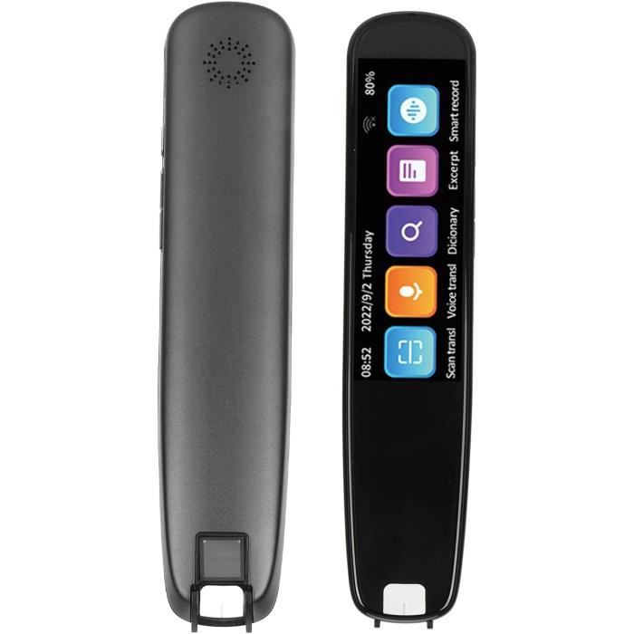 Stylo Scanner Traducteur Intelligent - Lecteur OCR, Enregistreur, Dictionnaire Intégré (Bleu)
