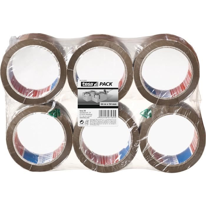 Pack Lot De 6 Rouleaux D'Emballage – Ruban Adhésif D'Emballage ...