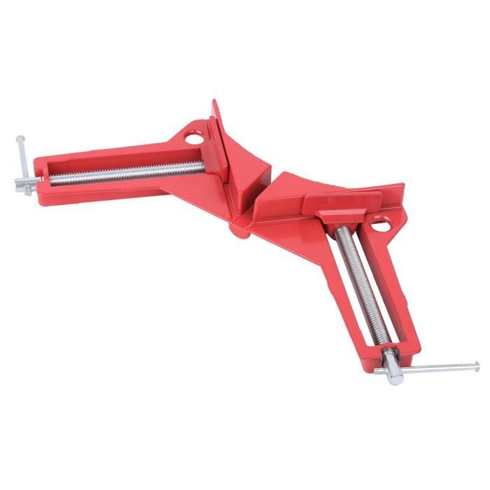 Lot 4 Pinces D'Angle 90 Degrés Acier Inoxydable - Pince Droit Réglable Pour Bois Et Métal