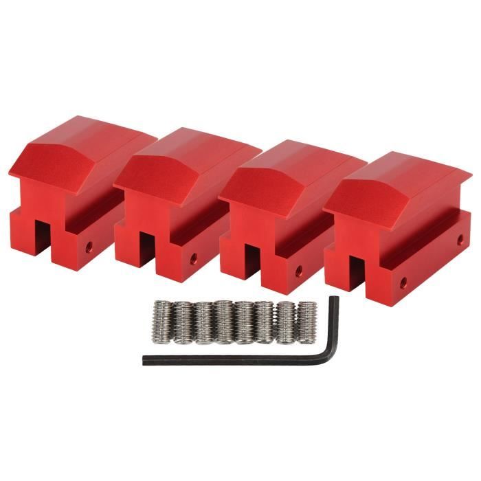 TLECTRIC Jack Pad Pour Tesla Model 3 & Model Y - Lot De 4 - Noyau Métal - Adaptateur Point De Levage Sécurisé