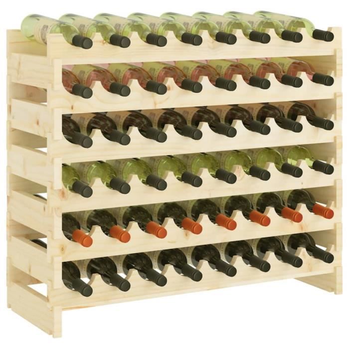 YOSOO Casiers à bouteilles - Casier à vin 83x29x68 cm Bois de pin ...