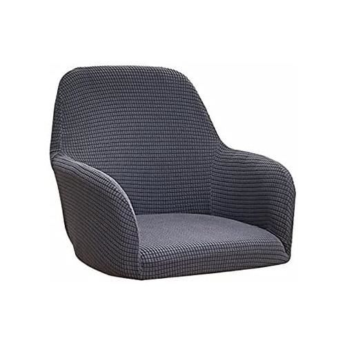 Housses de chaise stretch avec accoudoirs - YSTP - Gris foncé - 2 pièces - Élastique - Intérieur
