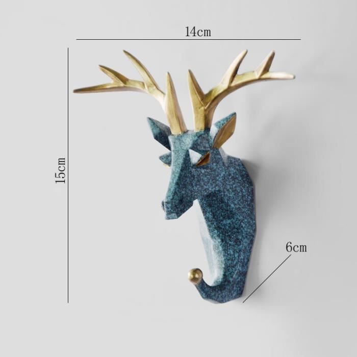 Statue Murale En Résine Tête D'Animal À Suspendre Pour Bar, Café, Décoration (Lion)[u1091