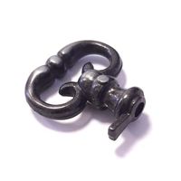 Verrou Antique En Fer Forgé à Main Avec Clé - Original, Fonctionnel, Datant D'environ 1870, Occasion