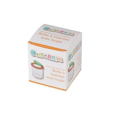 Lot De 6 Boîtes Loupe à Insectes Transparentes Avec 2 Pincettes - Kit Exploration Nature Pour Enfants