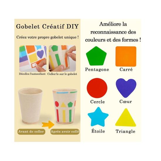 KDISHKRA Jeu Montessori 3 En 1 – Tri Des Couleurs Et Formes En Bois, Dès 1 An, Avec Sac De Rangement