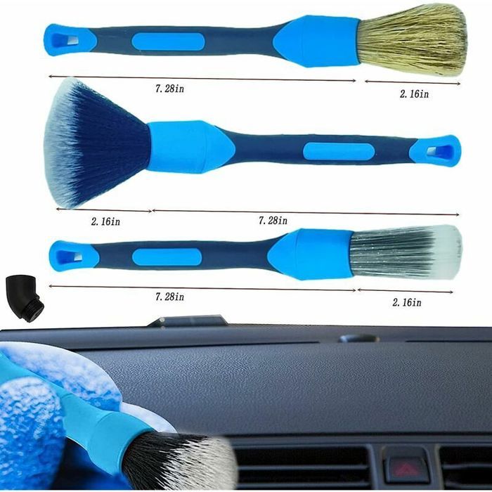 Pinceaux Nettoyage Voiture Brosse à Détails Automatiques Brosses