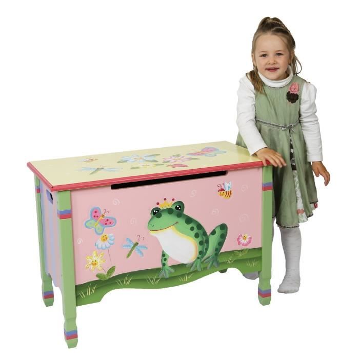 Fantasy Fields - Banc de rangement enfant Magic Garden coffre à jouets bois  fille bébé TD-11644A - Malles, coffres - Rue du Commerce