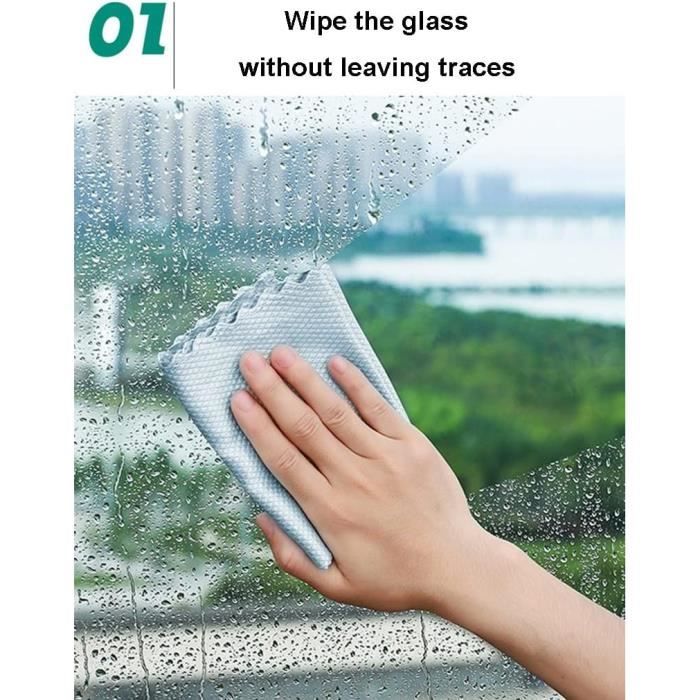 Torchon microfibre spécial verres GLASS NET 50x70cm