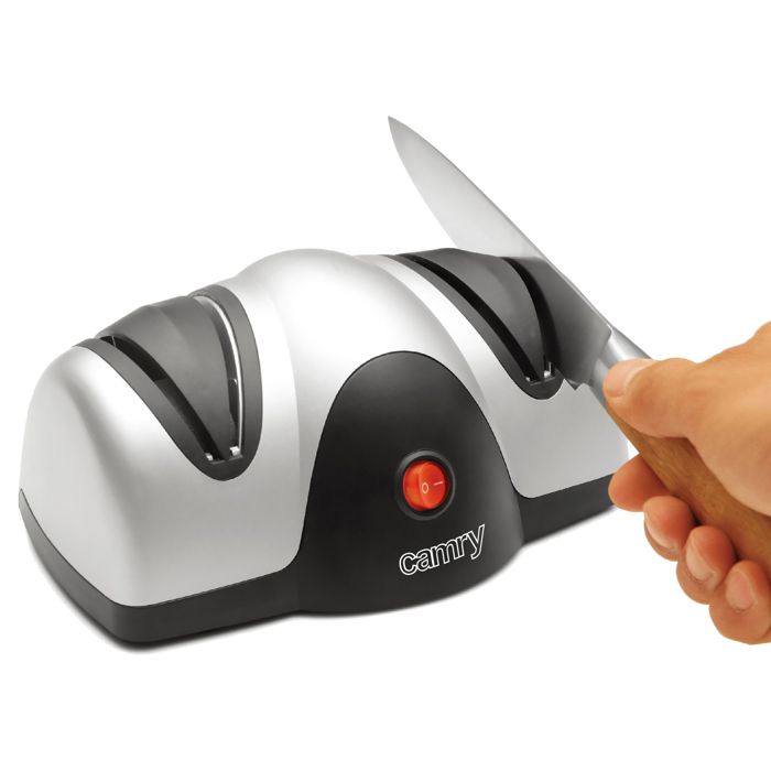 Aiguiseur De Couteaux Électrique 5 En 1 - 3 Vitesses - Diamant - Rechargeable - Affichage LED