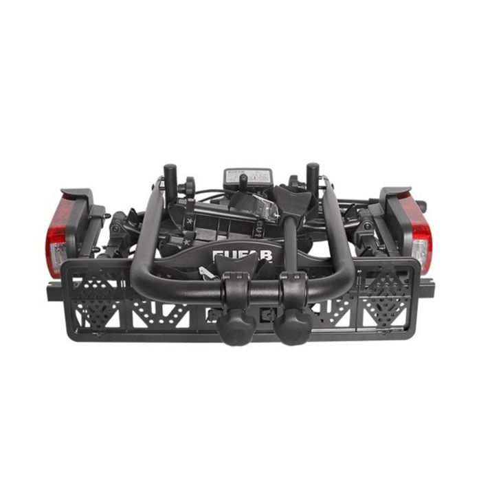 Porte-vélos Attelage Eufab Crow Plus Pour 2 Vélos - Compatible VAE, Extensible à 3 - Neuf
