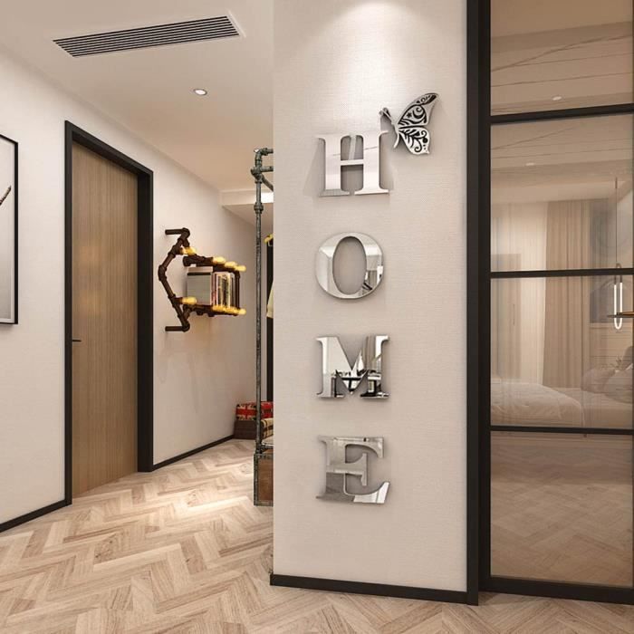 Stickers Miroir Adhésifs YOPEUC - Lot De 36 Pièces Rondes 3D - Déco Murale Moderne Pour Salon Chambre Cuisine