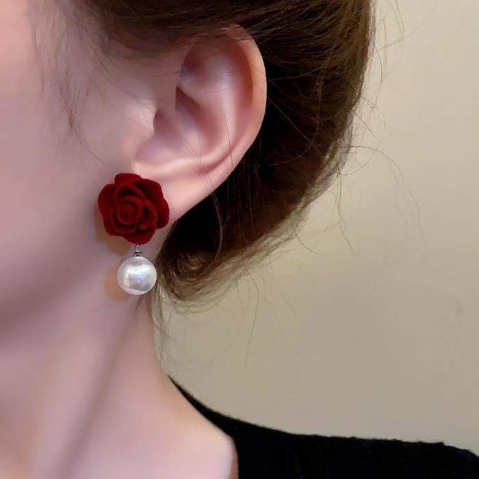 Boucles d'oreilles WADIA longues dorées or pendentif goutte ethnique