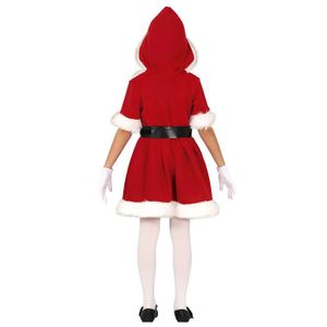 Robe De Noël Femme élégante - Col En V, Manches Longues, Imprimé Festif - Tenue Soirée Fêtes
