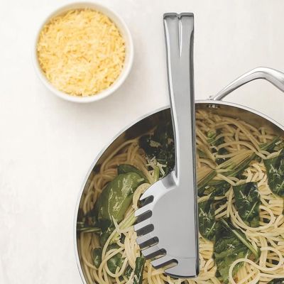 Pince à spaghetti en silicone de haute qualité, pince à pâtes coordonnante  en acier inoxydable pour la cuisine, outils de cuisson pour barbecue,  accessoires