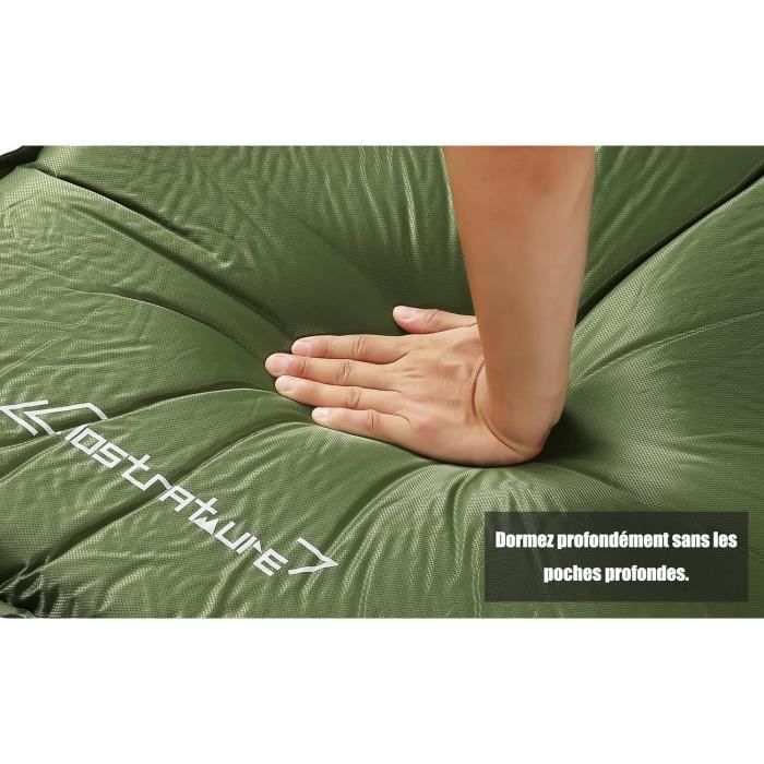 Matelas Isolant Camping Compact 790g Matelas Auto-Gonflant BERGIPFEL Avec Pompe Intégrée - Ultra Léger 7,5 Cm Camping Randonnée Matelas Isolant Camping Compact 790g Matelas Auto-Gonflant BERGIPFEL Avec Pompe Intégrée - Ultra Léger 7,5 Cm Camping Randonnée