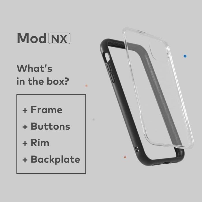 RhinoShield Coque iPhone 11 Pro Modulable Bumper et Façade arrière Mod NX  Blanc - Coque téléphone - LDLC
