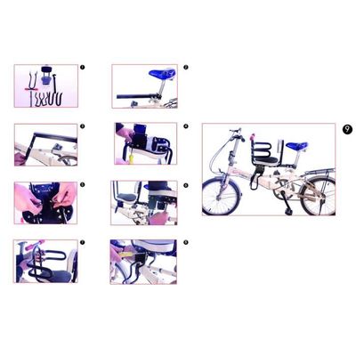 Tyvotrend Siège Avant Vélo Enfant : Confortable, Réglable Et Super Sécurisé Pour Les Petits De 6 Mois à 3 Ans (jusqu'à 40 Kg)