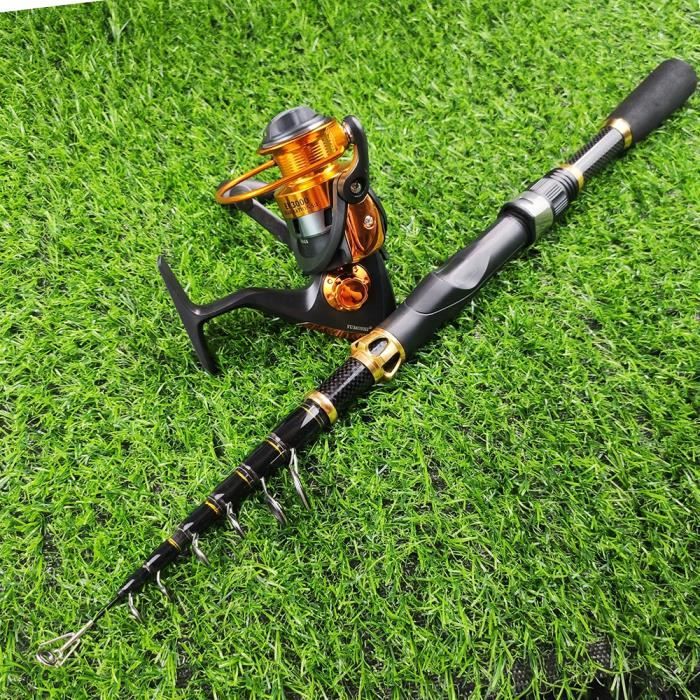Kit Canne À Pêche Télescopique - Kit Canne Télescopique Et Moulinet