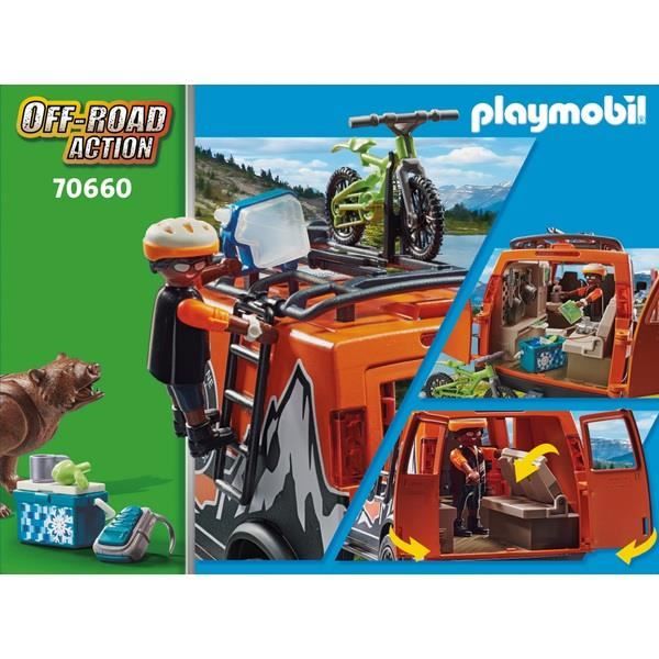 Playmobil Off Road Action 70660 Van aventure et explorateur