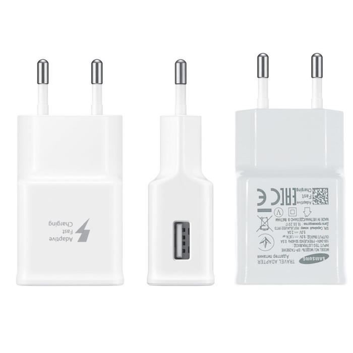 Pour Samsung Galaxy S10e : Chargeur Rapide USB Original 2A + Câble Long  Blanc Univ - Cdiscount Téléphonie