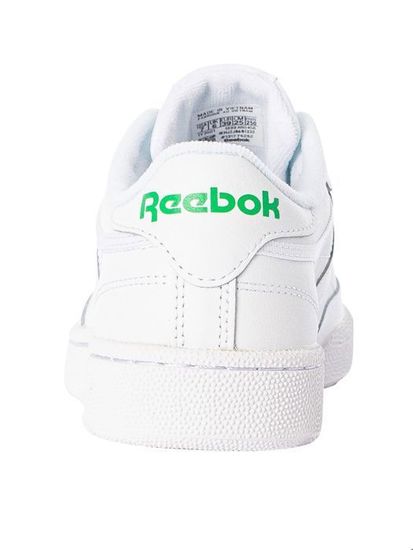 Chaussures Reebok - Club C 85 AR0456 White/Green - Unisexe | chaussures.fr