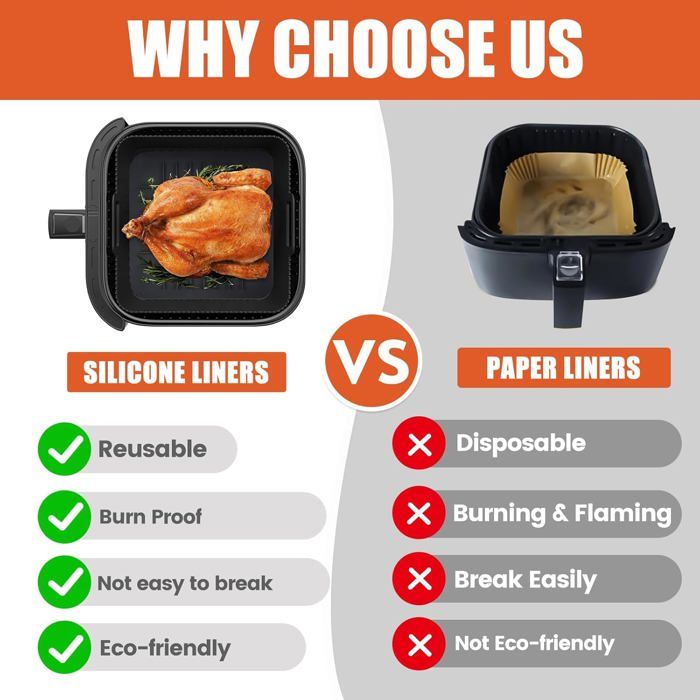 Komicea 17 Pièces Accessoires Air Fryer Ninja Double Stack XL 7.6L - Moules Silicone, Grilles Et Ustensiles