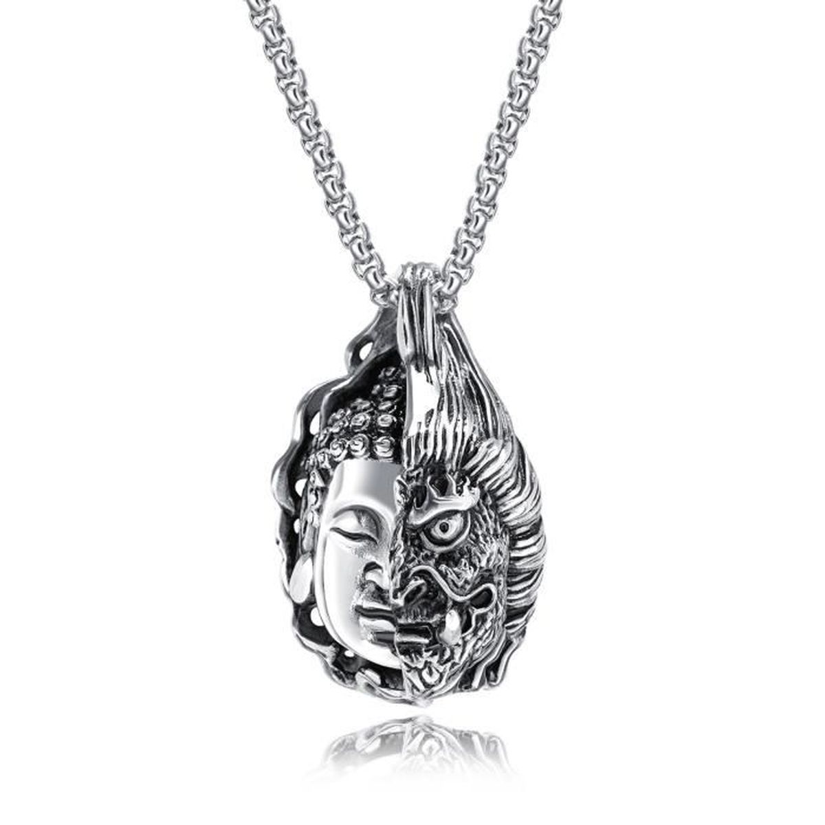 collier homme bouddha collier homme bouddha