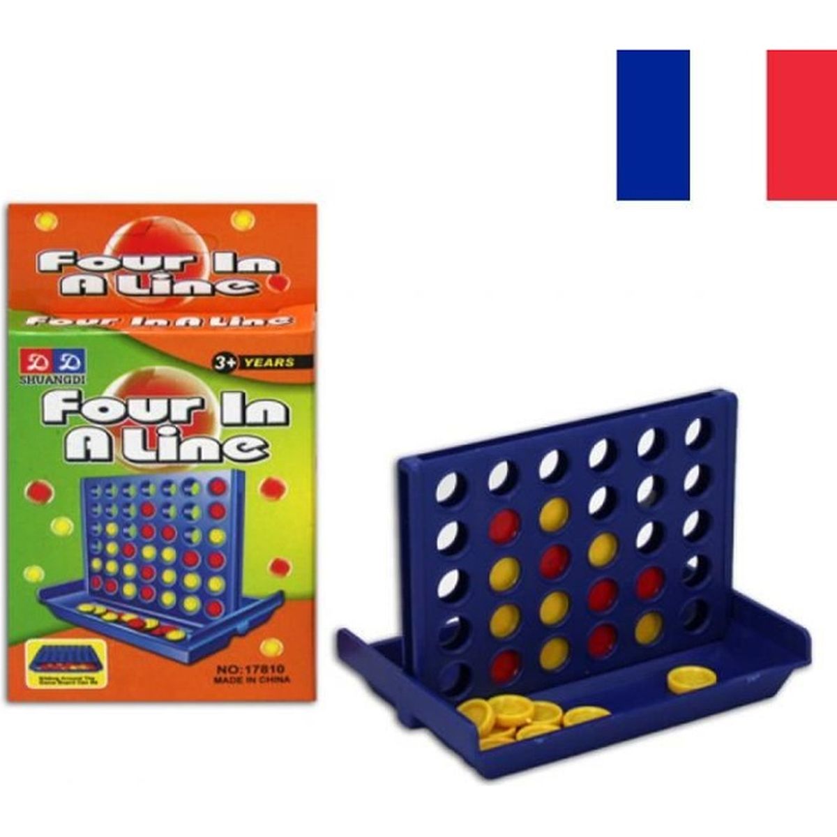 Jeu Puissance 4 de Poche pour Voyage Four a Line - Cdiscount Jeux - Jouets