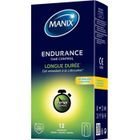 MANIX Boîte de 12 préservatifs retardants ENDURANCE TIME CONTROL