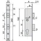 Serrure - METALUX - Série 7 - Demi-tour - Acier - Réversible - A larder