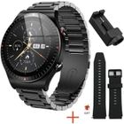 Montre connectée pour hommes RUMOCOVO® - Acier noir - Lecteur de musique - Appel - 4G