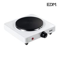 Plaque de cuisson électrique portable - edm - 1000w - 1 plaque - Blanc
