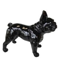 Figurine Boston Terrier Kuatéh Osha 52 x 25 x 41 cm Noir