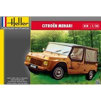 Maquette - HELLER - Citroën Mehari - Maquette à monter - Voiture de plein air - 1/24