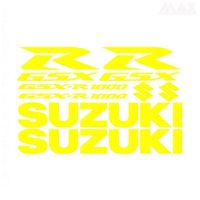 8 stickers SUZUKI – JAUNE – sticker GSX-R GSX R 600 850 1000 - SUZ402