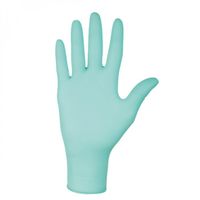 Boite de 100 gants en nitrile jetables - non poudrés - Taille S - Vert - Vivezen