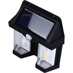 APPLIQUE EXTÉRIEURE Applique Extérieure - Lumières Solaires de Jardin - Noir - LED - Énergie Solaire - Détecteur de Mouvement
