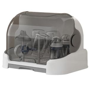 Support Séchage Biberons Égouttoir Biberons Elthmpr - Support Séchage Tétines Et Accessoires Bébé Avec Bac Récupérateur Eau Goupillon Biberon