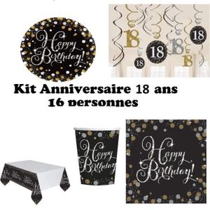 Deco Table Anniversaire 18 Ans Cdiscount