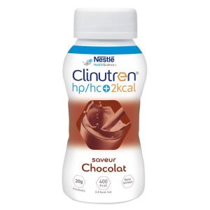 SUBSTITUT DE REPAS Clinutren HP/HC + Saveur Chocolat 4 x 200ml