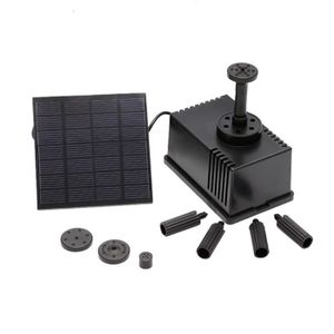 POMPE ARROSAGE Le noir Kit de pompe fontaine solaire autoportante, 1.5W, pour piscine, étang, jardin et Patio, avec filtre é