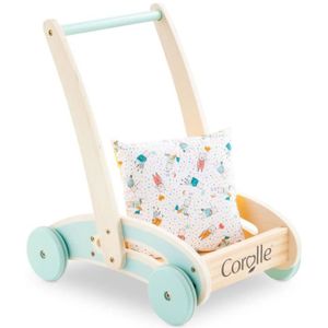 Chariot De Marche En Bois Jeux En Bois Bebe Et Enfant Cdiscount