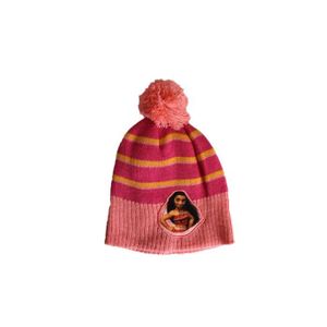 BONNET - CAGOULE bonnet vaiana rose clair avec pompon