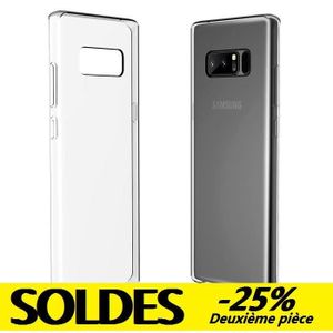COQUE - BUMPER Samsung Galaxy Note 8 Coque souple transparente et résistante anti choc (Transparent)