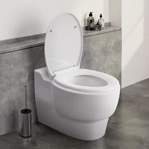 Grande sélection de abattants wc noirs Joker Abattant WC frein de chute soft close Finition de haute qualité 