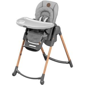 Avec plateau de sécurité Pliable Chaise haute 4 en 1 pour bébé Chaise de salle à manger réglable 