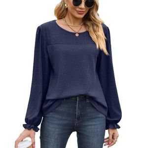 PULL Pull Femme Col Rond Manches Longues Casual Pullove